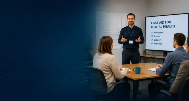Mental health first aid training session