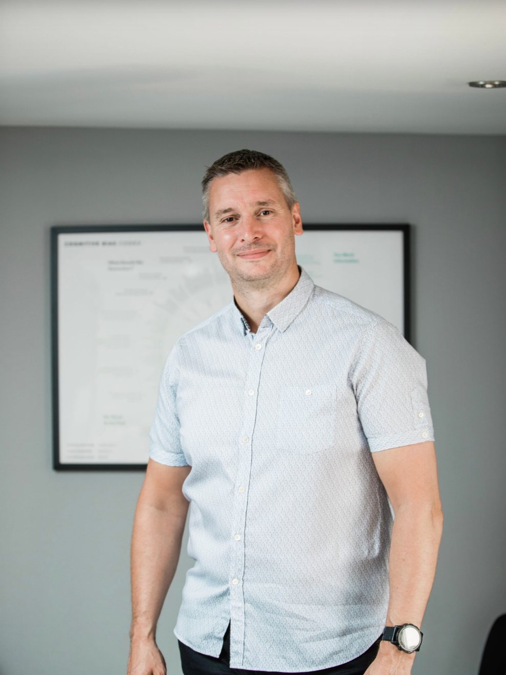 Andy Griffiths, clinical hypnotherapist and founder of Piece of Mind, Glasgow