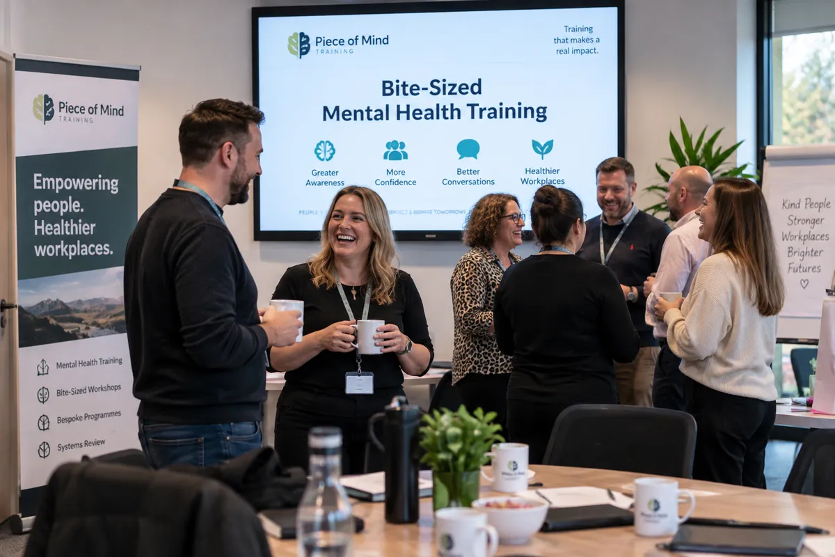 Team taking part in a bitesize workshop